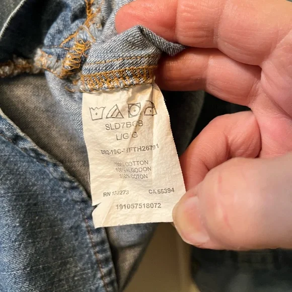 Lee Riders Blue Denim Shirt - Picture 4 of 4